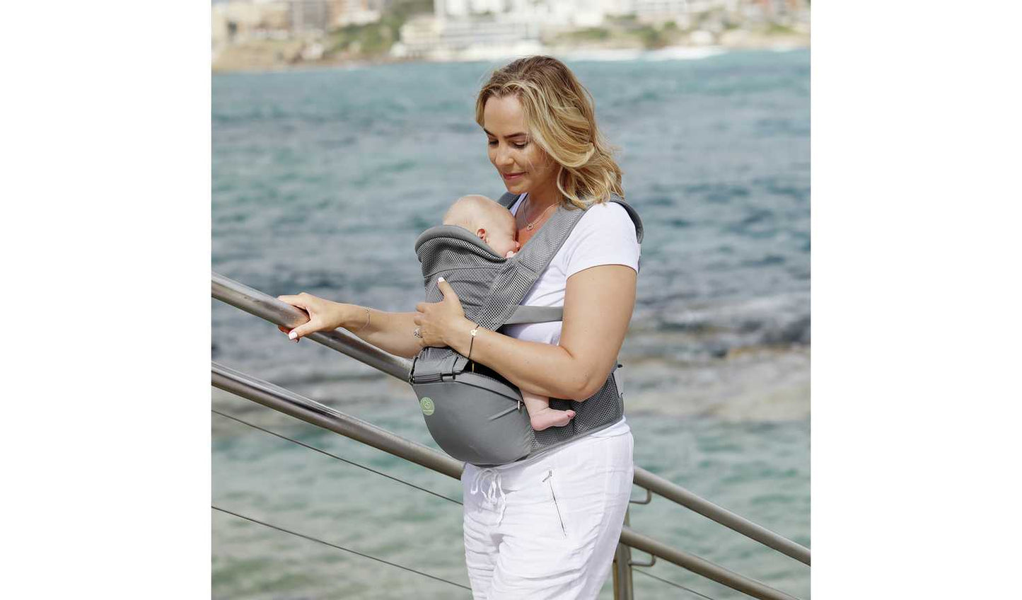 Dreambaby Elevate 5/1 Multifunctional Baby Carrier Grey