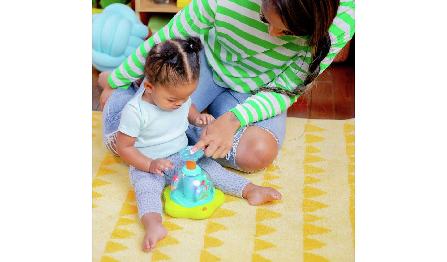 Bright Starts Press and Glow Spinner