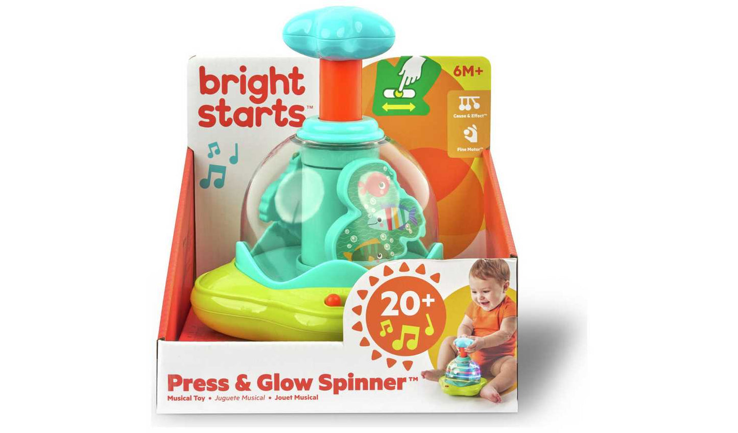 Bright Starts Press and Glow Spinner