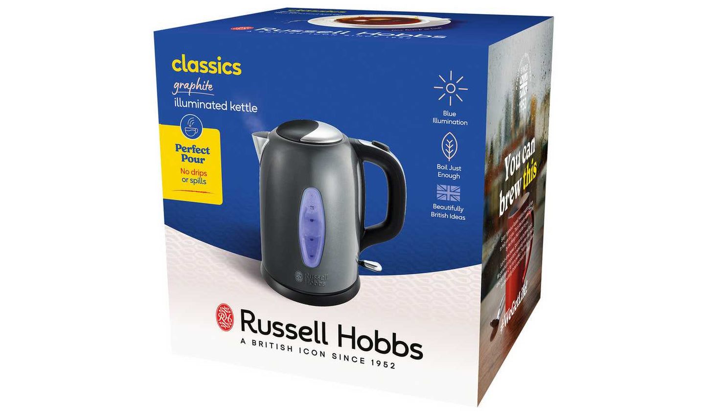 Russell Hobbs Worcester Jug Kettle Grey 25517