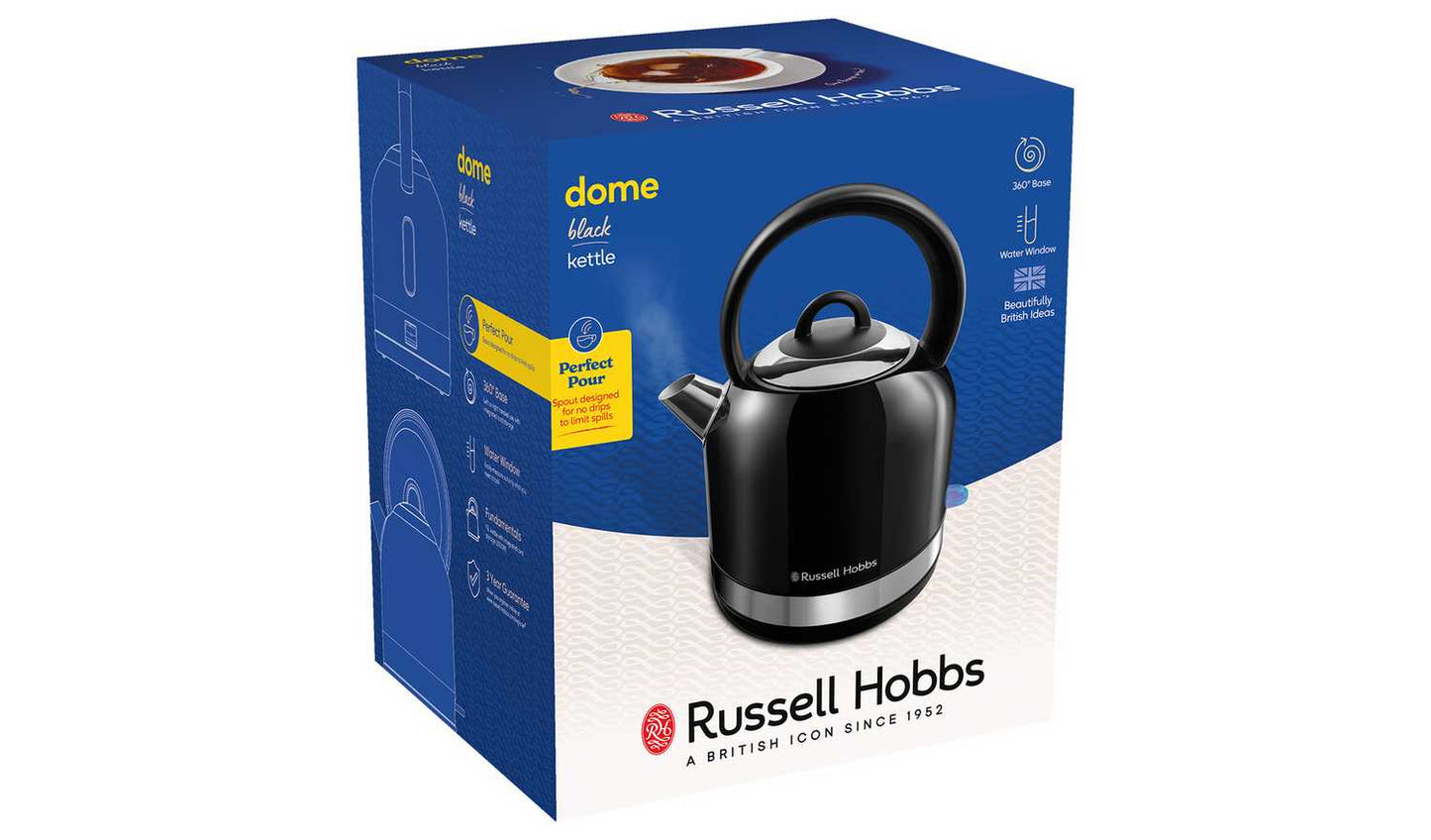 Russell Hobbs Worcester Dome Kettle Black 23902