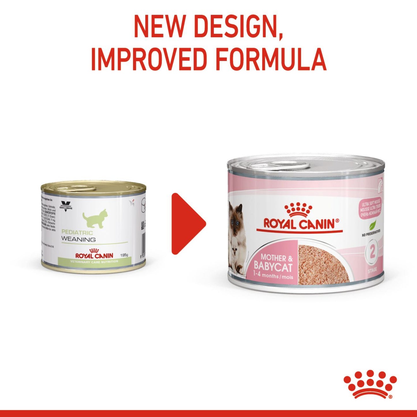 Royal Canin Mother & Babycat Wet Cat Food Mousse 12x195g