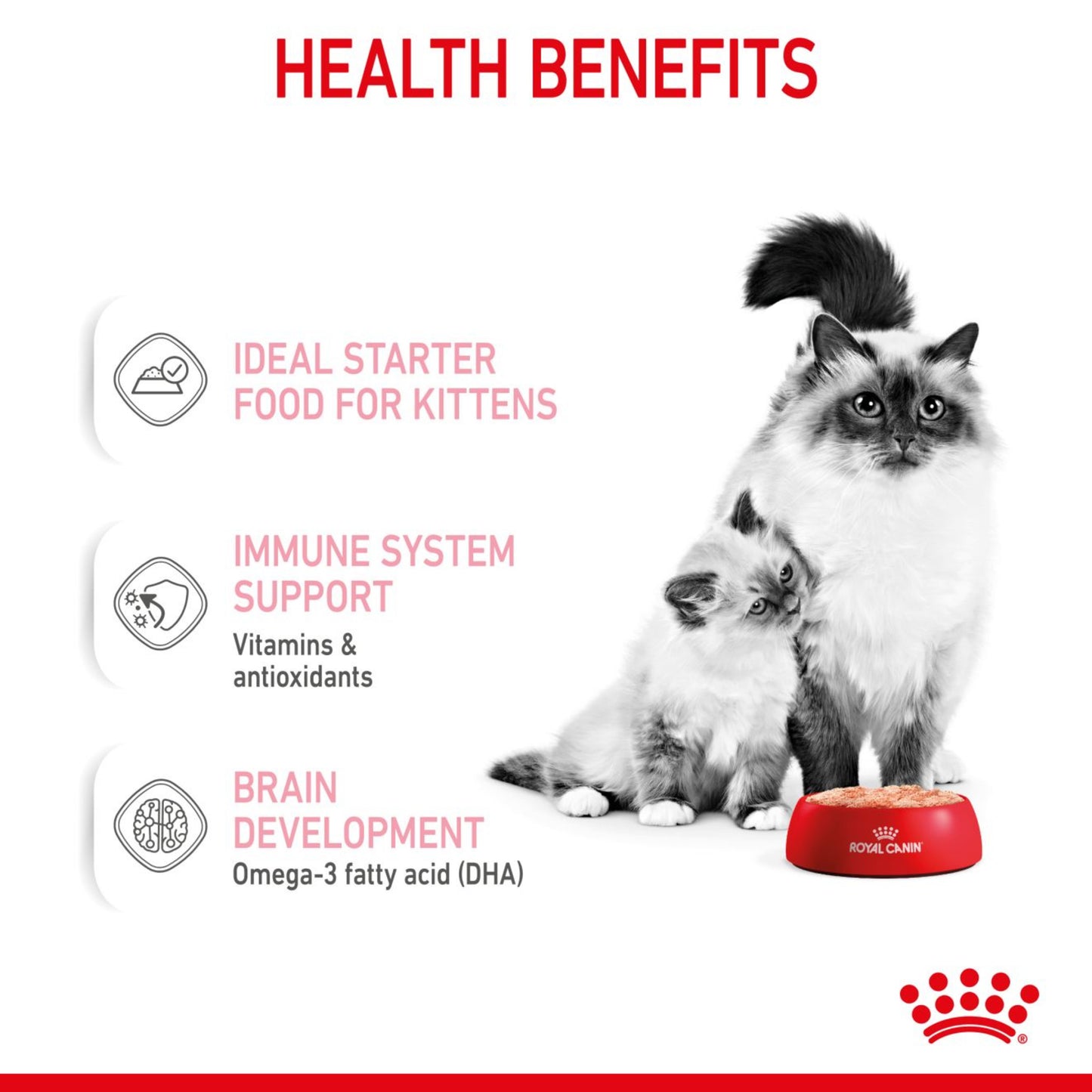 Royal Canin Mother & Babycat Wet Cat Food Mousse 12x195g