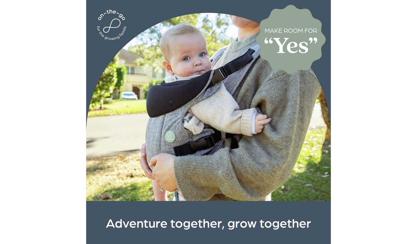 Dreambaby Journey Baby Carrier (3 Way Facing) Grey