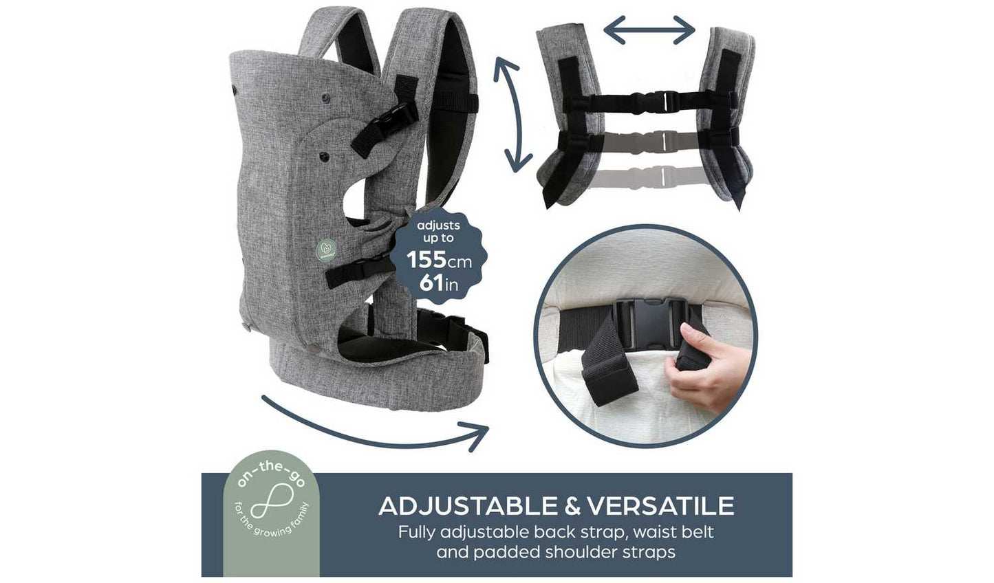 Dreambaby Journey Baby Carrier (3 Way Facing) Grey