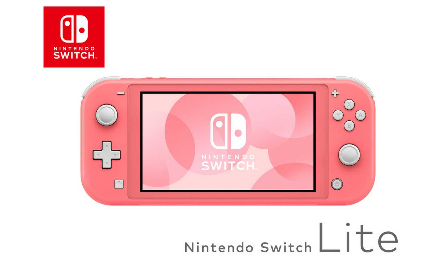 Nintendo Switch Lite Handheld Console - Coral