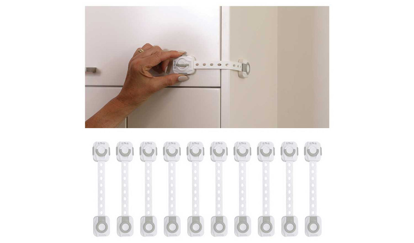 Dreambaby Dial-It Multi-Purpose Safety Latches 10pk