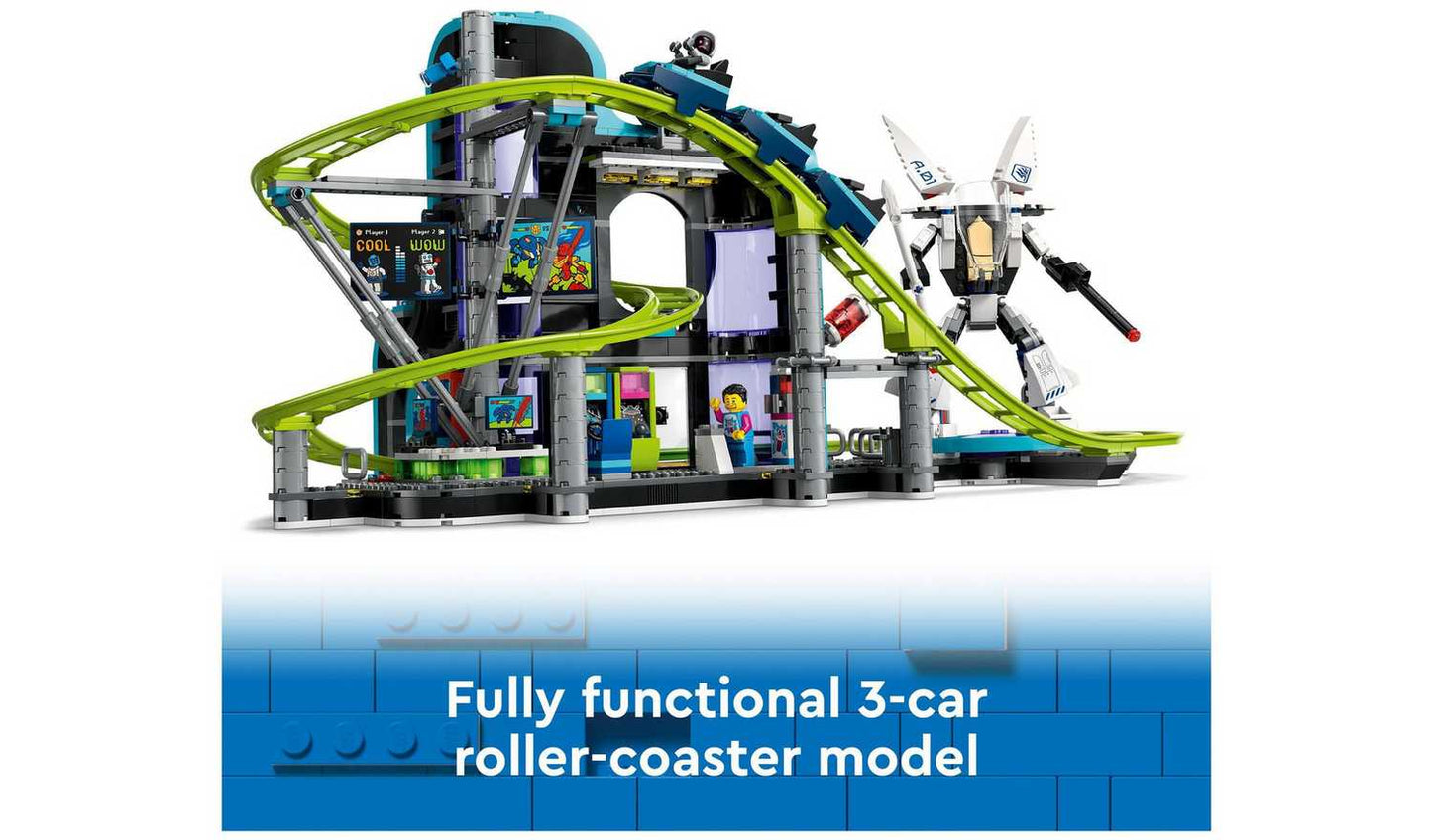 LEGO City Robot World Roller-Coaster Park Creative Toy 60421
