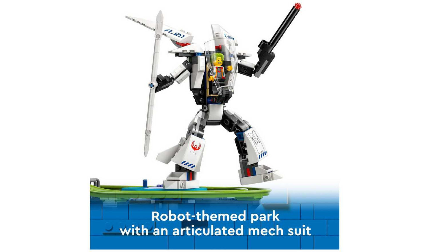 LEGO City Robot World Roller-Coaster Park Creative Toy 60421