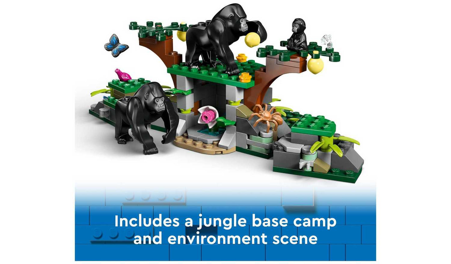 LEGO City Jungle Explorer Helicopter at Base Camp Set 60437
