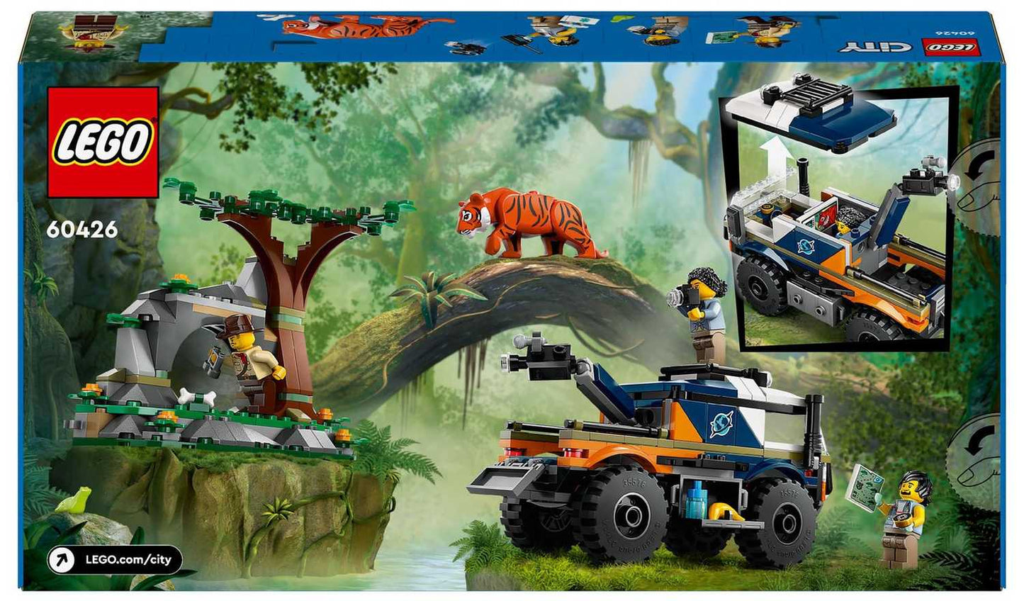 LEGO City Jungle Explorer Off-Road Truck & Toy Tiger 60426