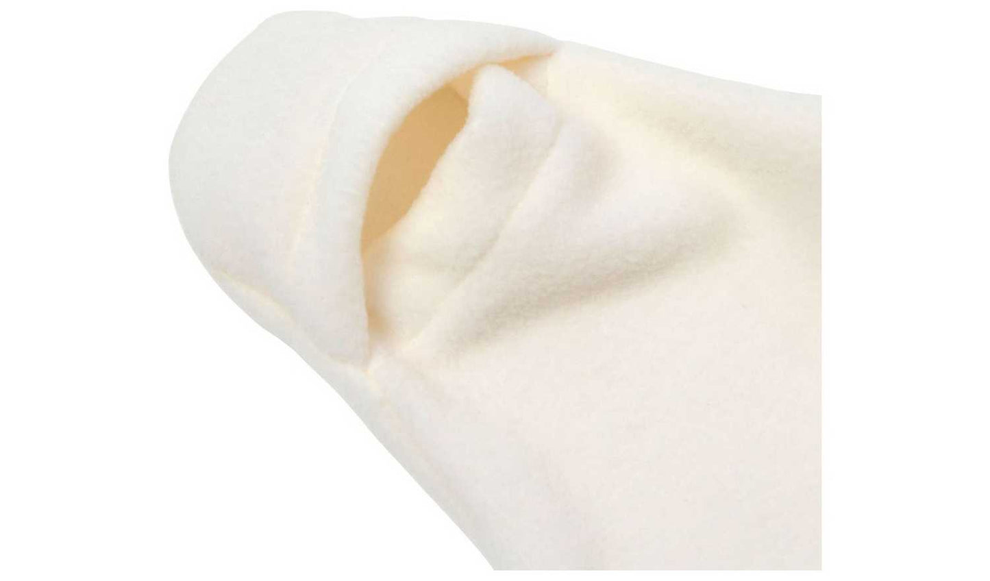 Clair De Lune Fleece Wrap Blanket - Cream