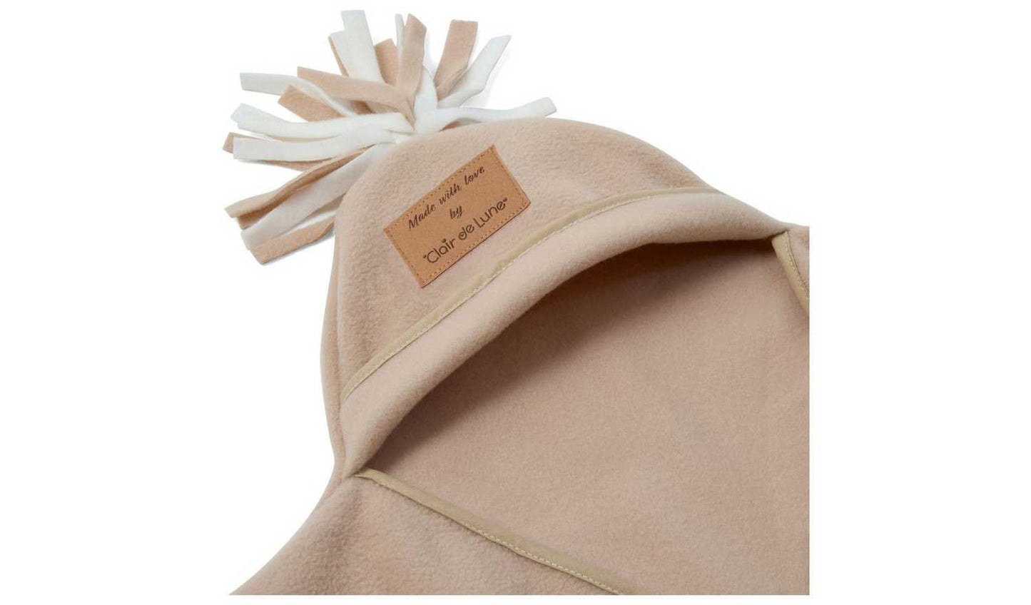 Clair De Lune Fleece Wrap Blanket - Neutral