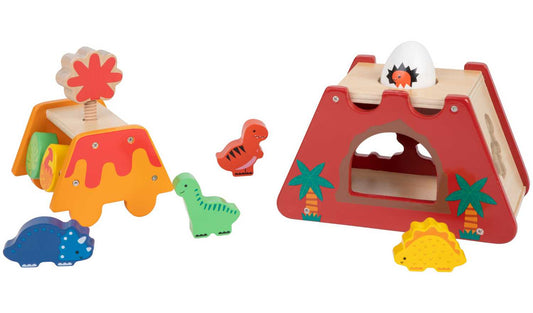 Chad Valley Dino Shape Sorter Wooden