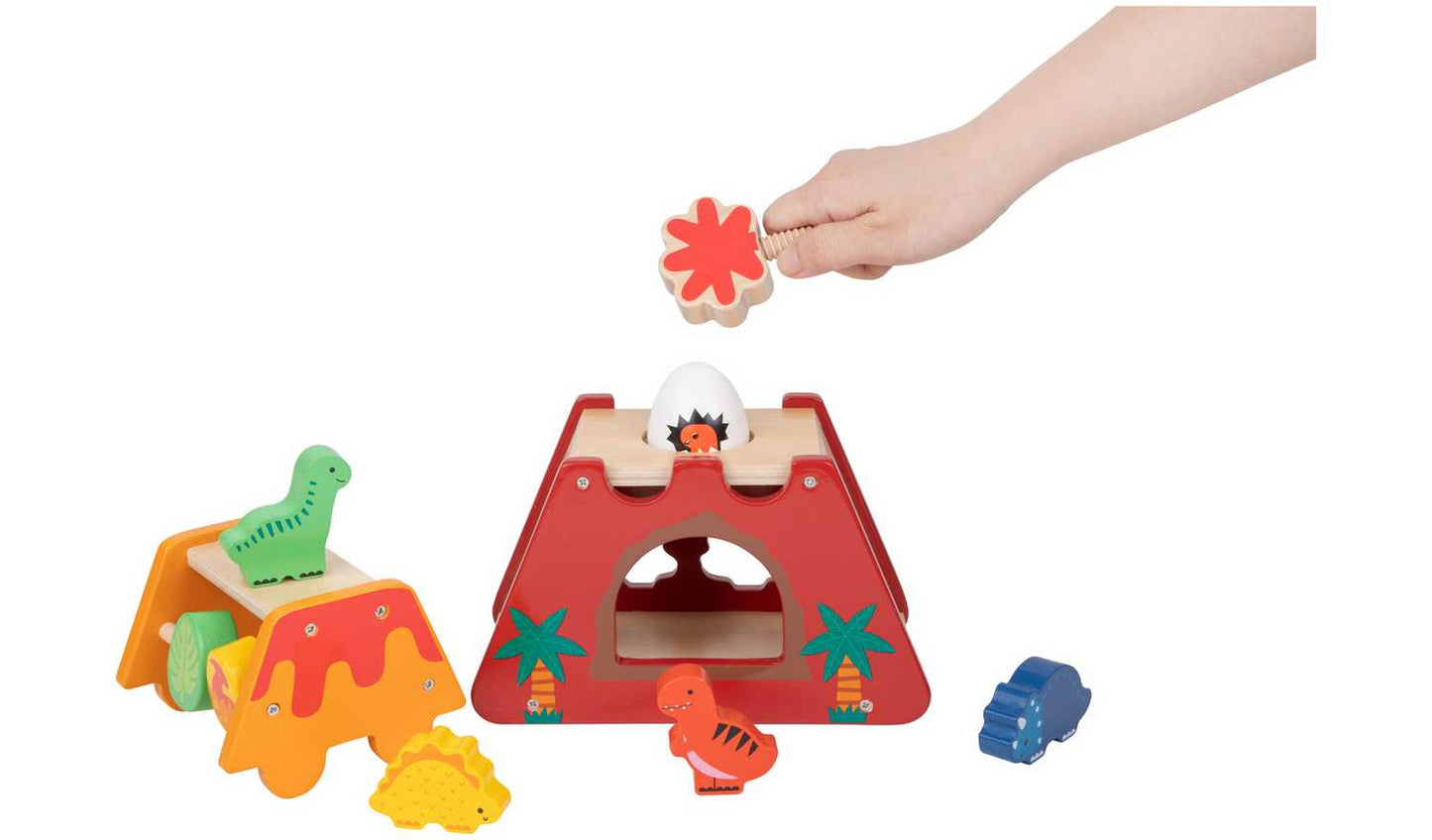 Chad Valley Dino Shape Sorter Wooden