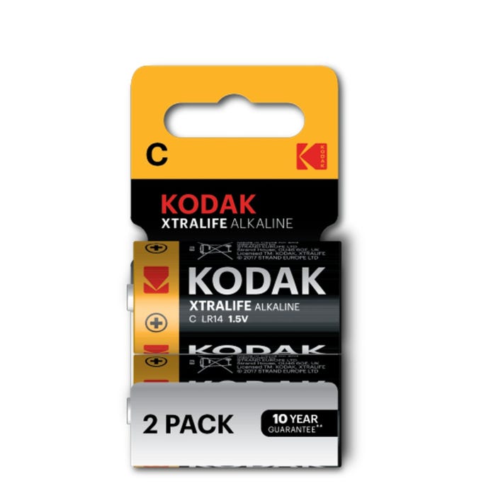 Kodak Xtralife Alkaline C (Pack of 2)