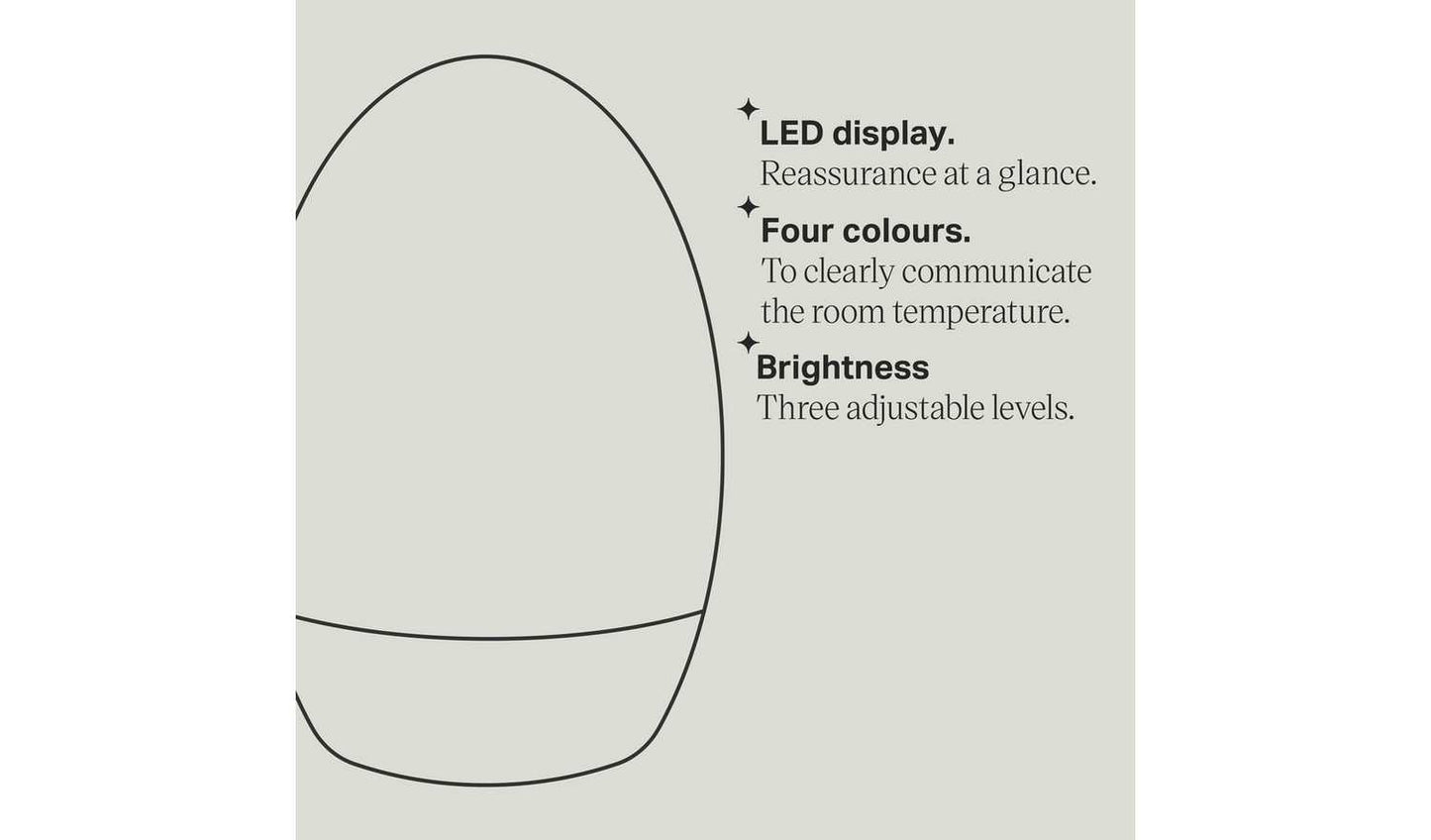 Tommee Tippee Groegg Digital Thermometer & Nightlight