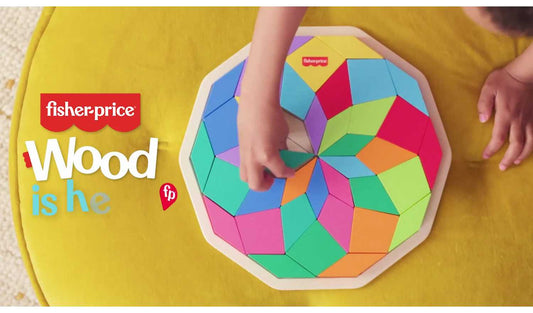 Fisher-Price Baby & Toddler Toy Wooden Treehouse Ball Run