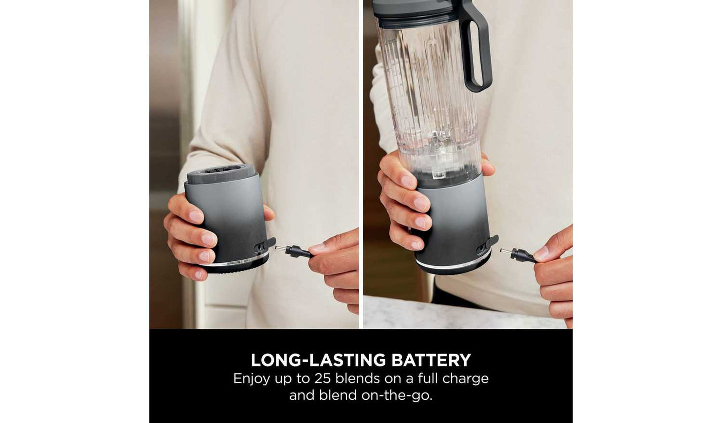 Ninja BC251UKGY Blast Max Portable Hand Blender - Grey