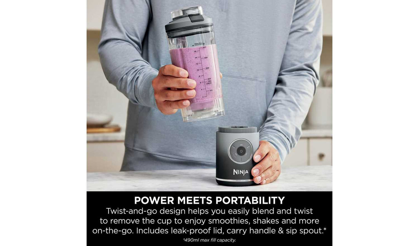 Ninja BC251UKGY Blast Max Portable Hand Blender - Grey