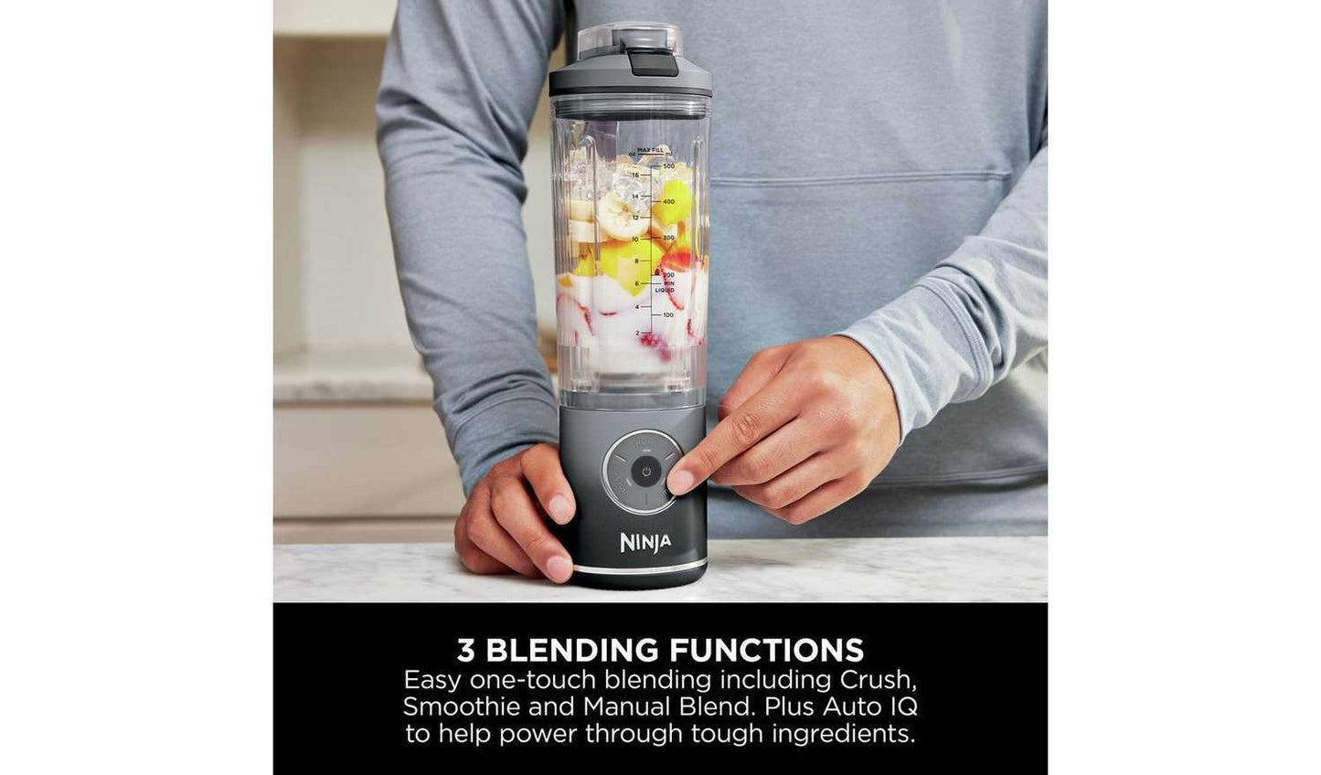 Ninja BC251UKGY Blast Max Portable Hand Blender - Grey