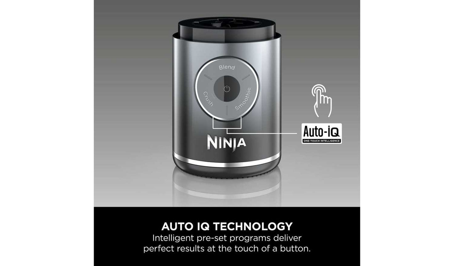 Ninja BC251UKGY Blast Max Portable Hand Blender - Grey