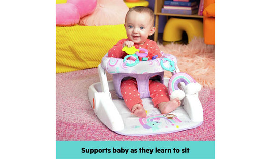 Bright Starts Learn to Sit Feeding Booster Seat – Purple