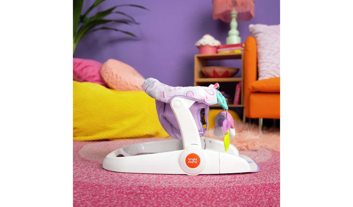 Bright Starts Learn to Sit Feeding Booster Seat – Purple