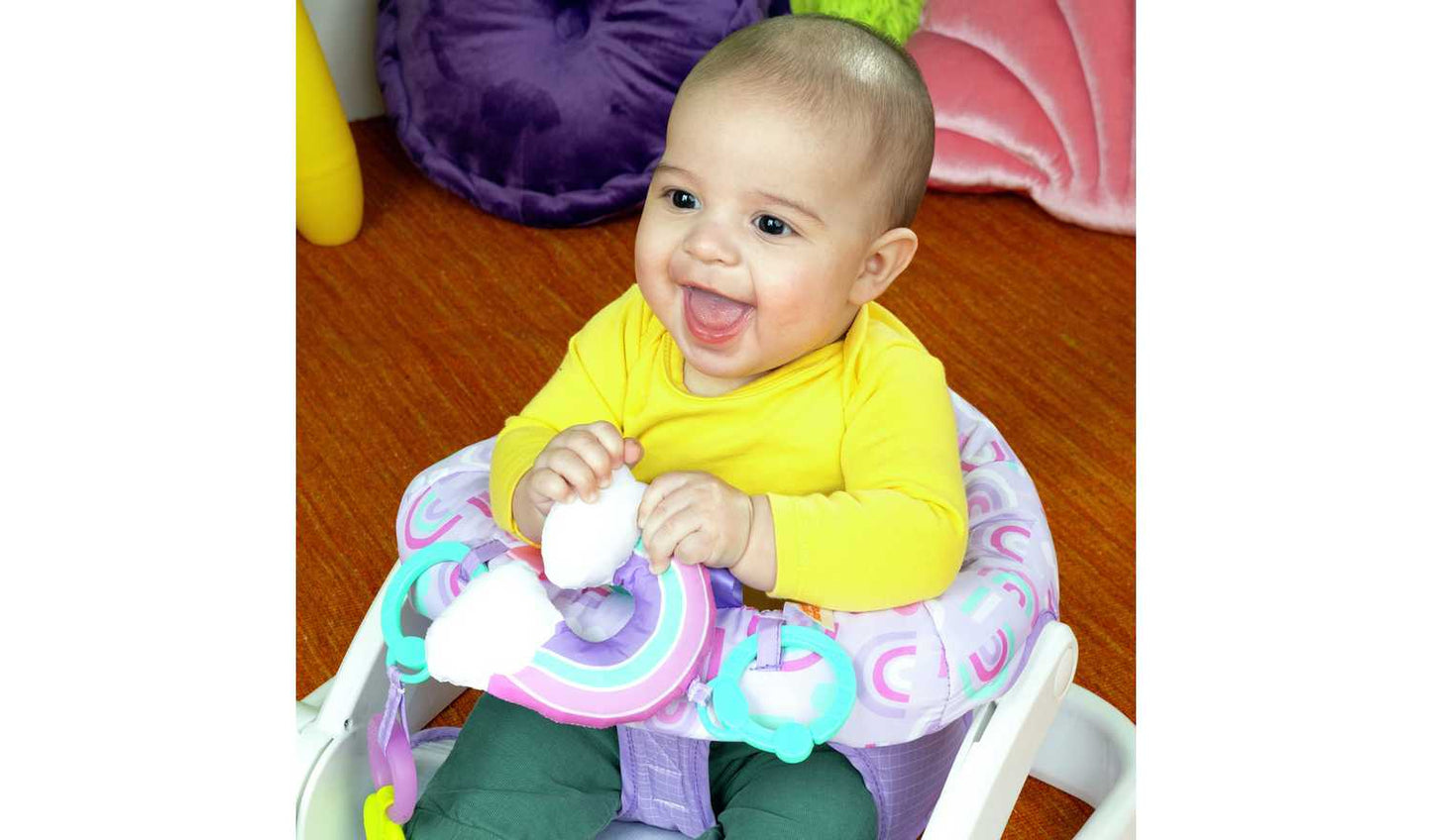 Bright Starts Learn to Sit Feeding Booster Seat – Purple