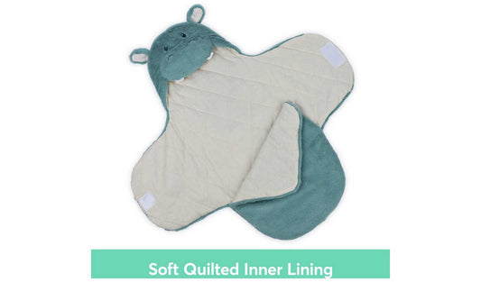 Baby GUND Oh So Snuggly Blanket Wrap Hippo