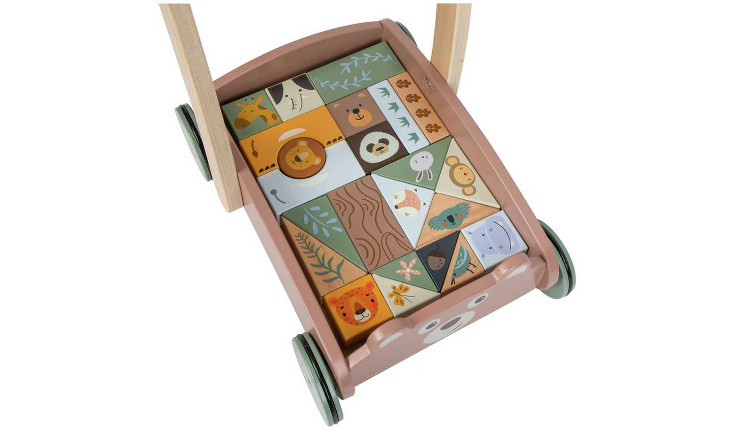 Chad Valley Bear Wooden Walker