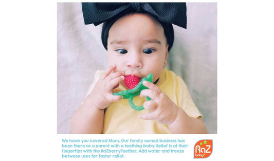 RaZbaby Chompy Teether and Soother - 2 Pack