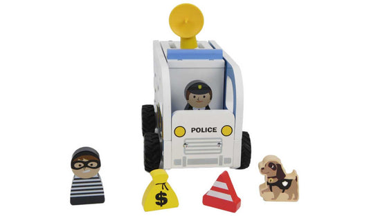 Chad Valley Police Van Playset