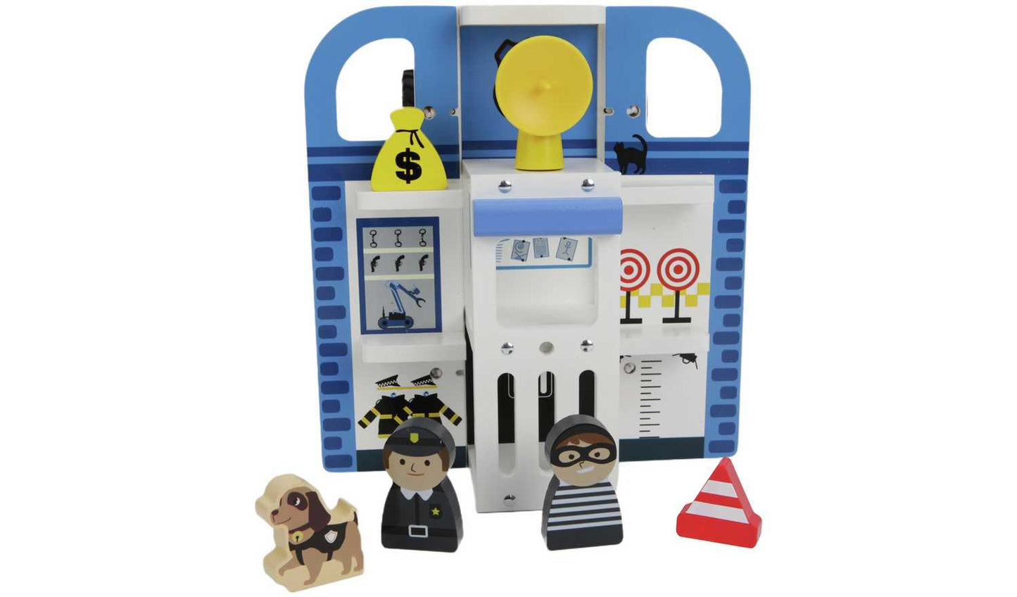 Chad Valley Police Van Playset