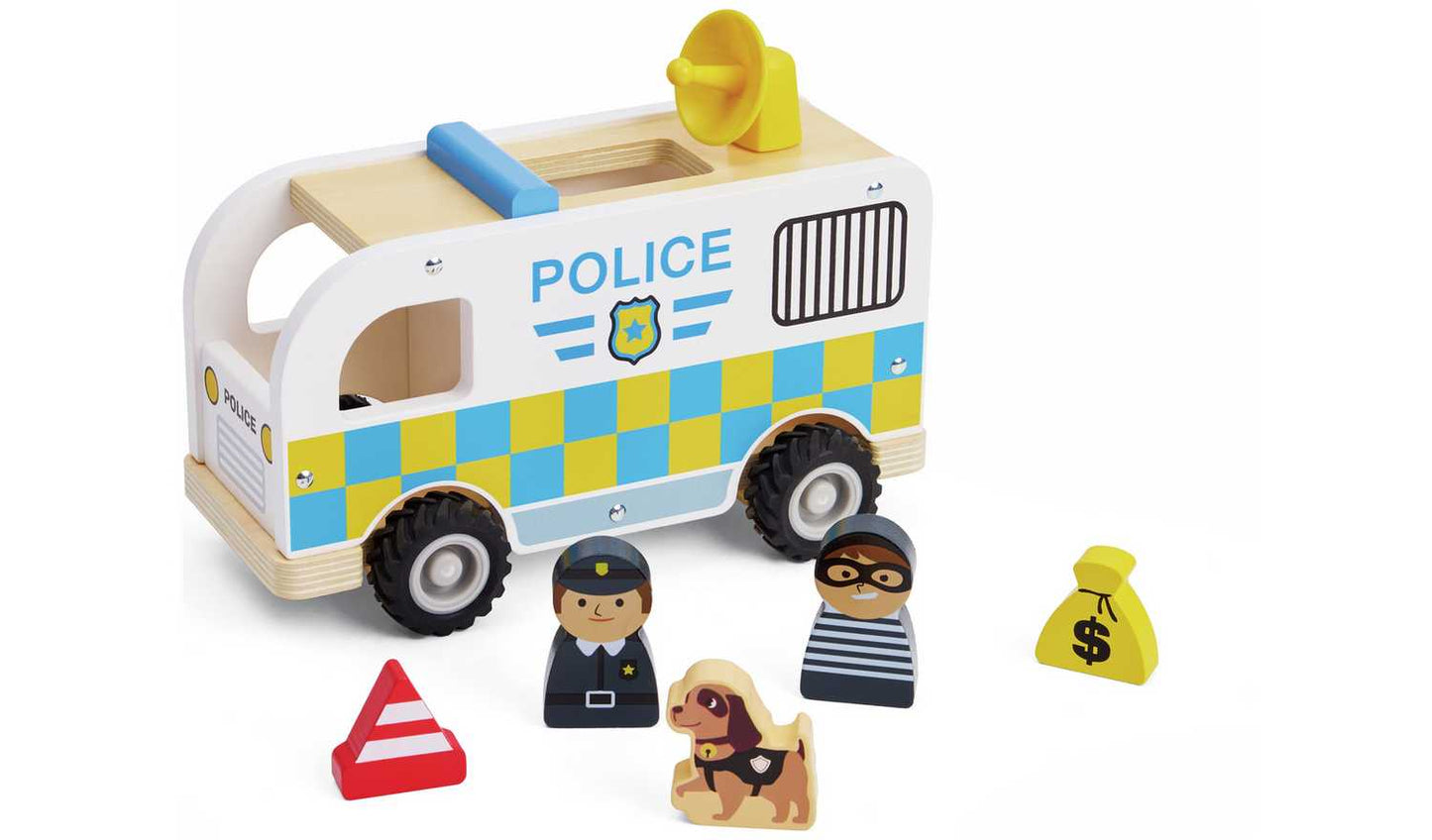 Chad Valley Police Van Playset