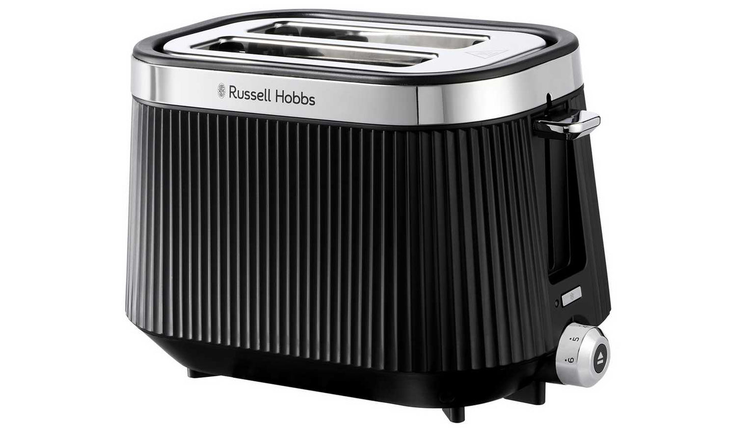 Russell Hobbs Bronte Matte Black 2 Slice Toaster 26760