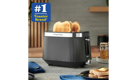 Russell Hobbs Bronte Matte Black 2 Slice Toaster 26760