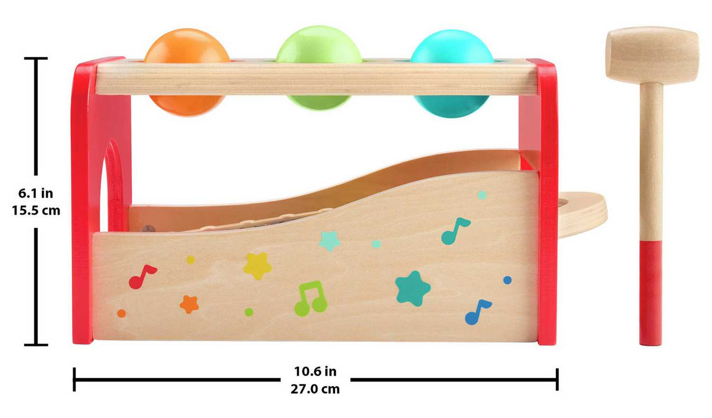 Fisher-Price wooden Pound & Tap Bench & Xylophone music toy