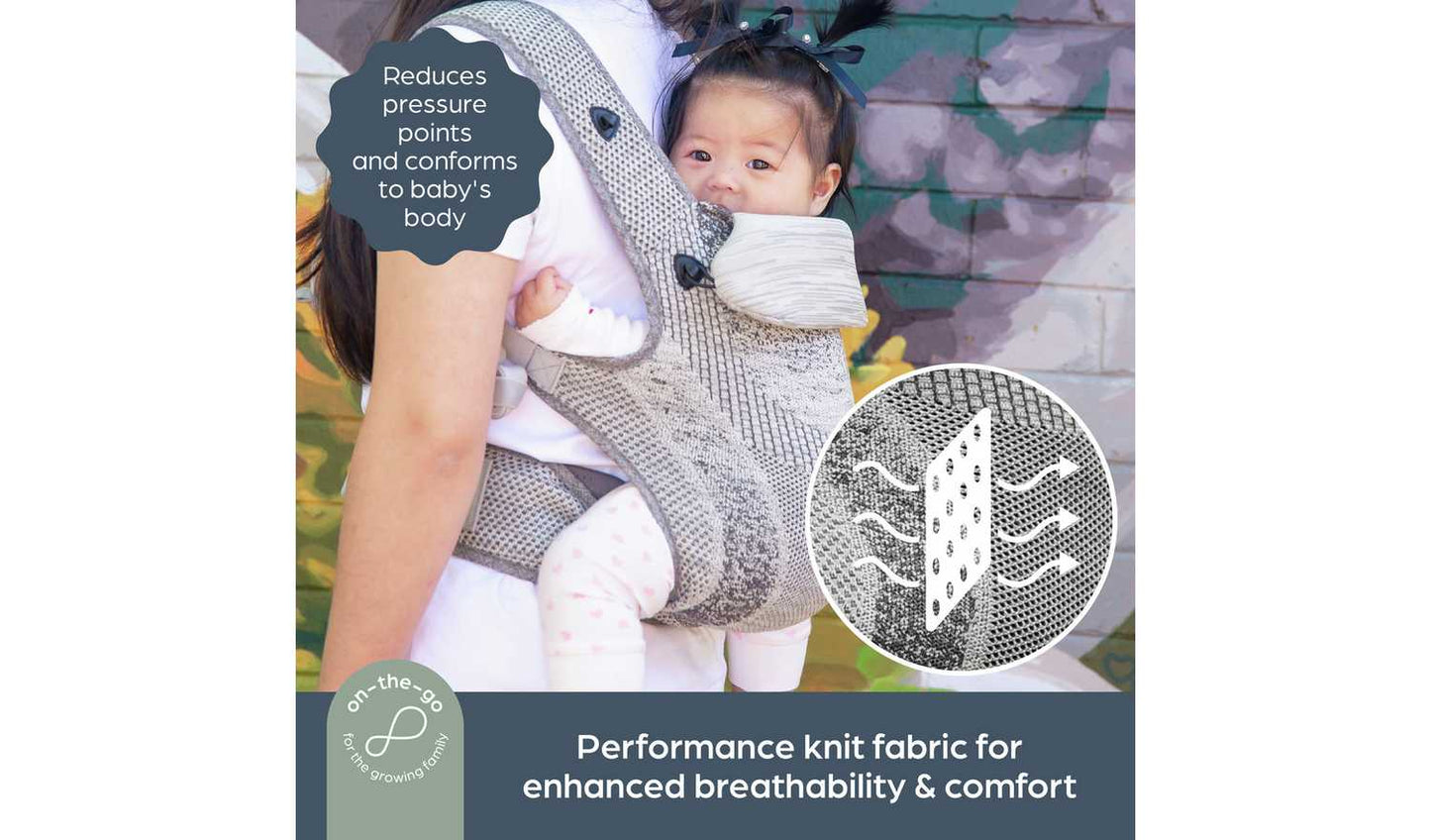 Dreambaby Inspire Performance Knit 3/1 Carrier -Grey