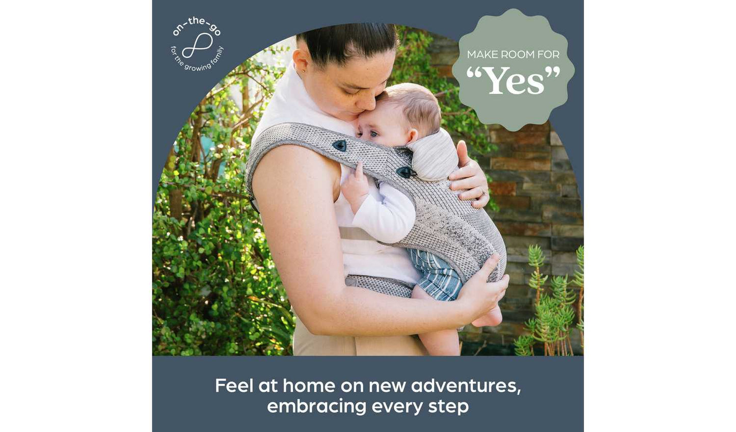 Dreambaby Inspire Performance Knit 3/1 Carrier -Grey
