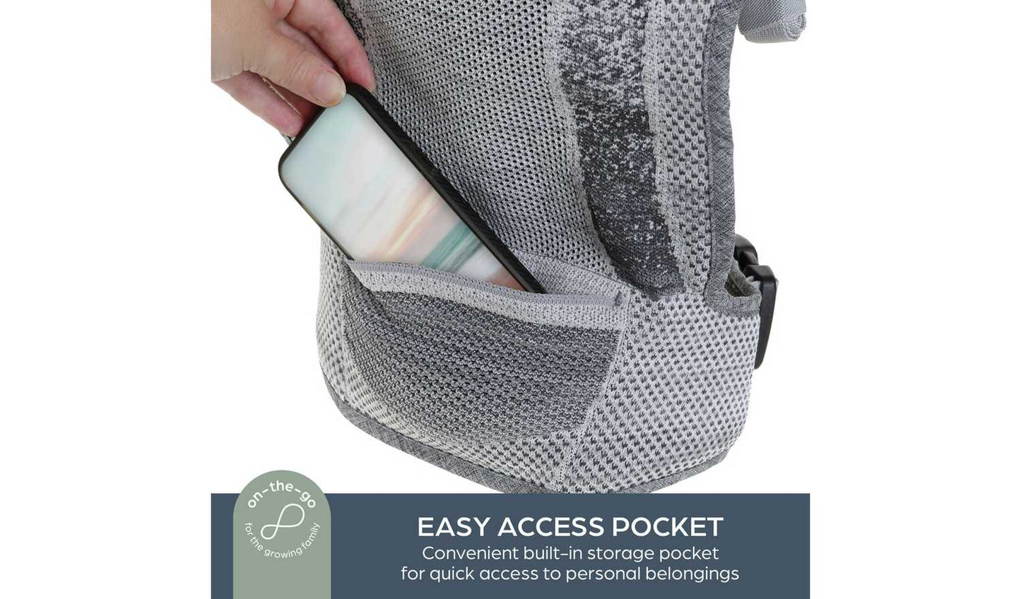 Dreambaby Inspire Performance Knit 3/1 Carrier -Grey