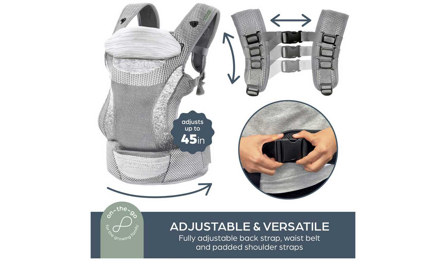 Dreambaby Inspire Performance Knit 3/1 Carrier -Grey