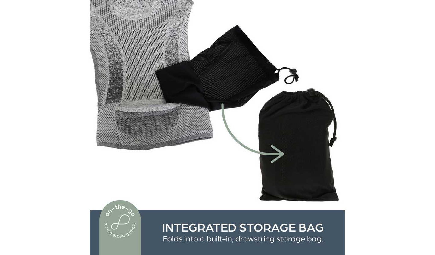 Dreambaby Inspire Performance Knit 3/1 Carrier -Grey