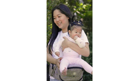 Dreambaby Up And Go Hip Seat Carrier 5m+(3.5-18kg) Grey