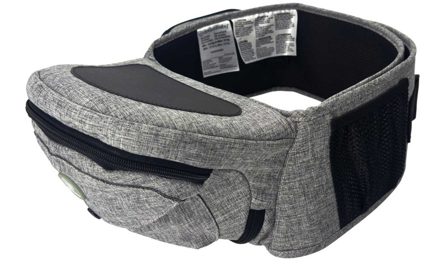 Dreambaby Up And Go Hip Seat Carrier 5m+(3.5-18kg) Grey