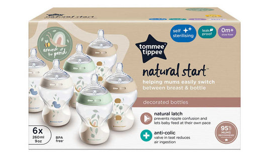 Tommee Tippee Anti-colic Baby bottles 260ml 6 Pack