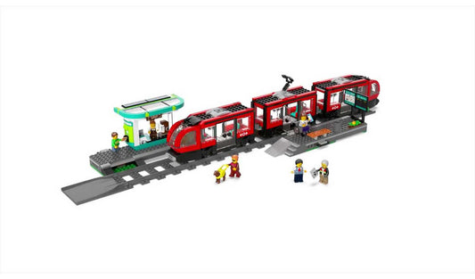 LEGO City Downtown Tram and Station Toy Set 60423