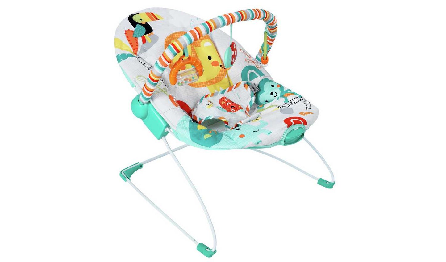 Chad Valley Jungle Friends Deluxe Baby Bouncer