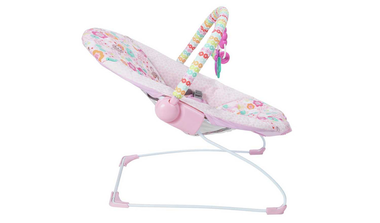 Chad Valley Princess Deluxe Baby Bouncer - Pink