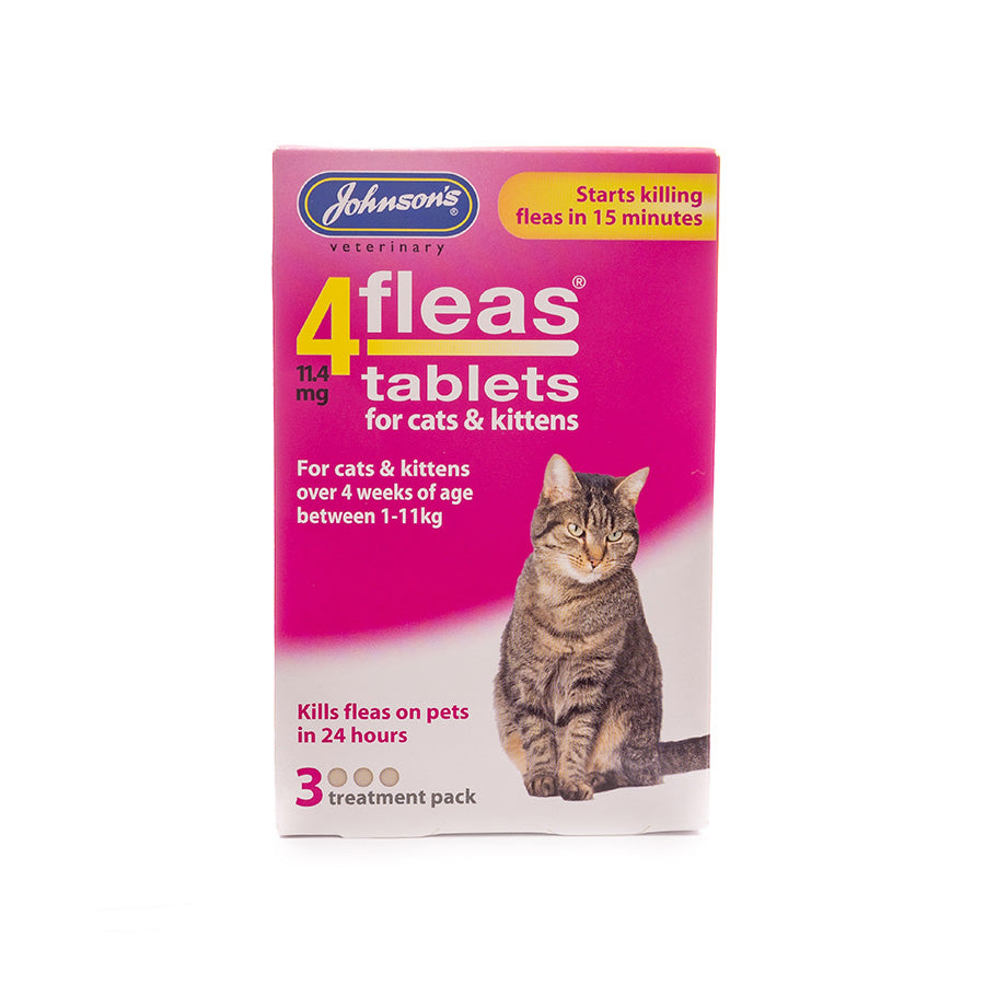 Johnsons 4fleas Tablets For Cats & Kittens 3 Tablets